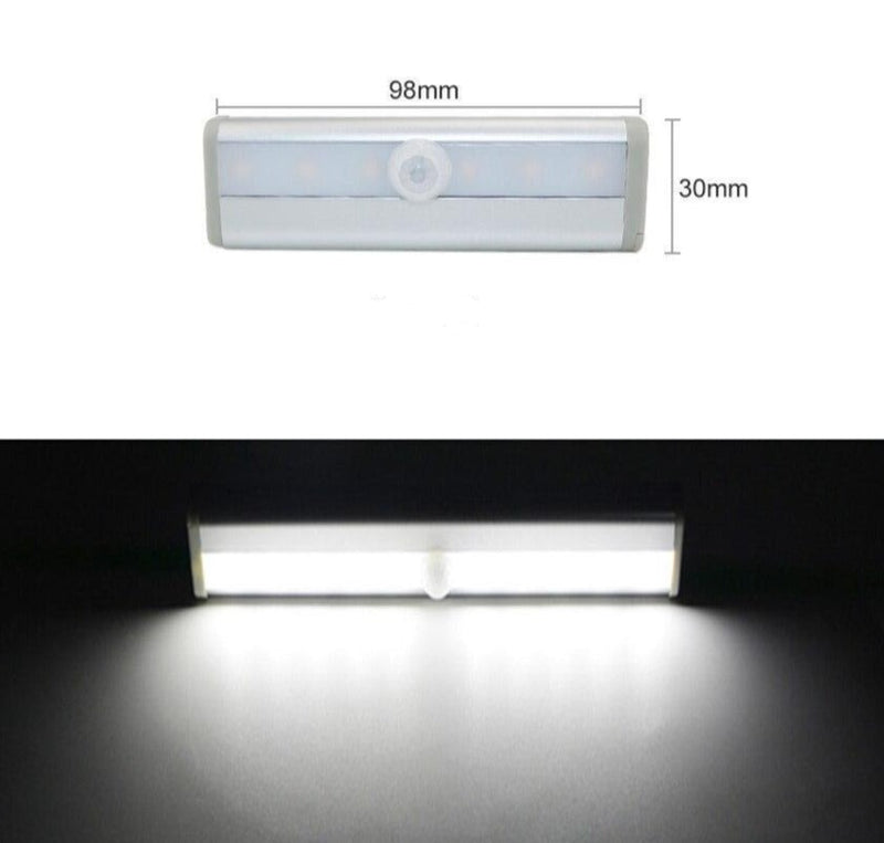 Led Inteligente com Sensor de Movimento - FQ Led CASA 04 Direct Ofertas 6 Led Branca 